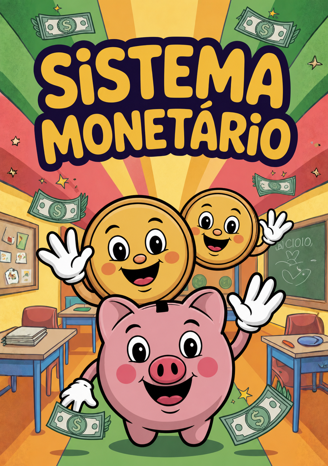 Capa do bônus Sistema Monetário para o 1º, 2º e 3º ano